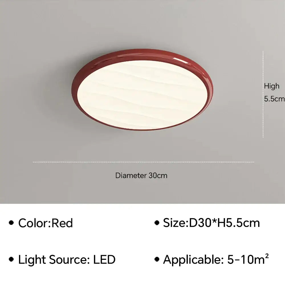 Modern minimalist black led ceiling light for bedroom with remote