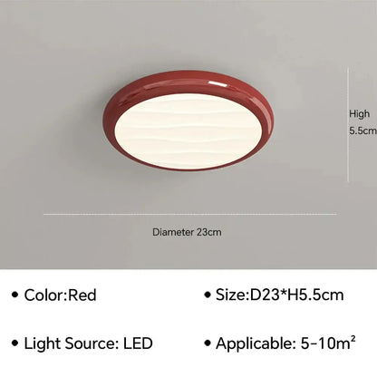 Modern minimalist black led ceiling light for bedroom with remote
