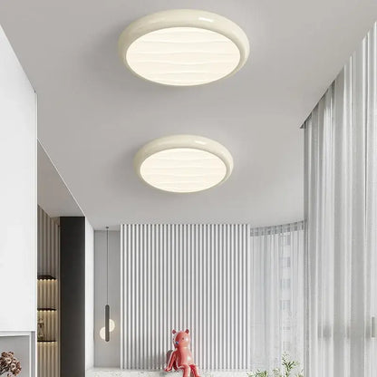 Modern minimalist black led ceiling light for bedroom with remote