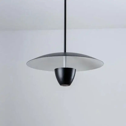 Modern minimalist black led pendant light for dining room