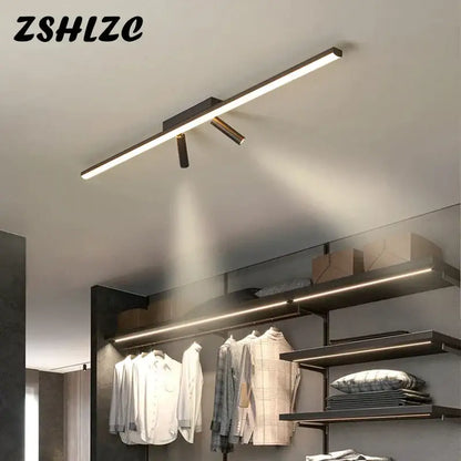 Modern minimalist black star ceiling light for living room
