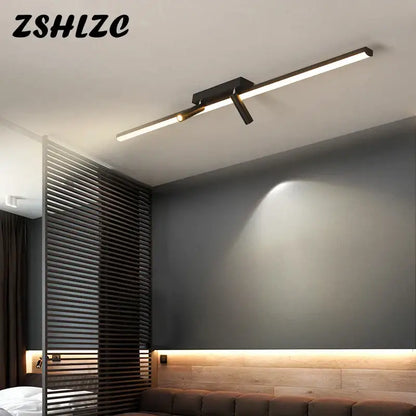 Modern minimalist black star ceiling light for living room
