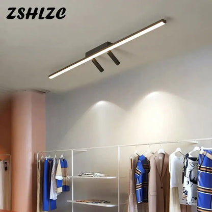 Modern minimalist black star ceiling light for living room