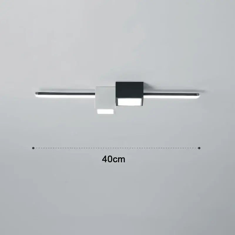 Modern minimalist black & white led ceiling light bedroom