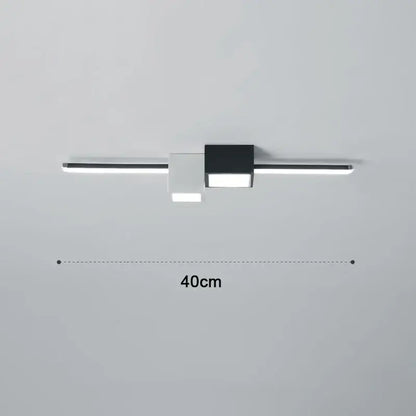 Modern minimalist black & white led ceiling light bedroom