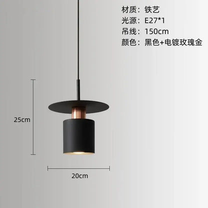 Modern minimalist black & white led pendant lights kitchen lighting