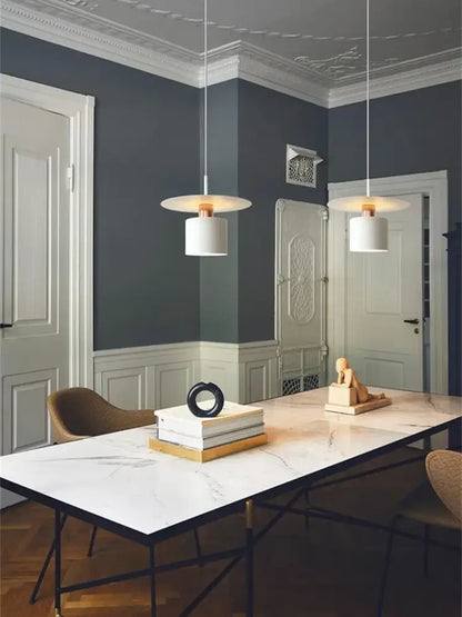 Modern minimalist black & white led pendant lights kitchen lighting
