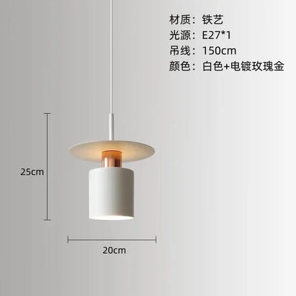 Modern minimalist black & white led pendant lights kitchen lighting