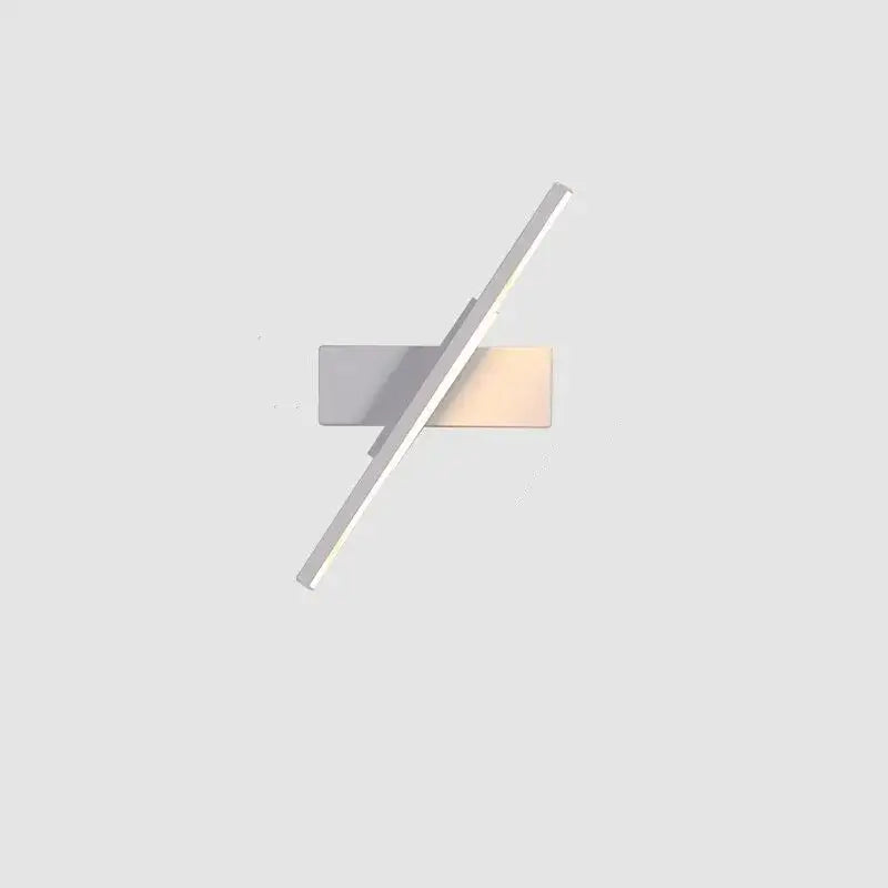 Modern minimalist black & white led wall lamp bedroom light