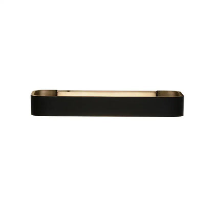 Modern minimalist black & white rectangular wall lamp bedroom light
