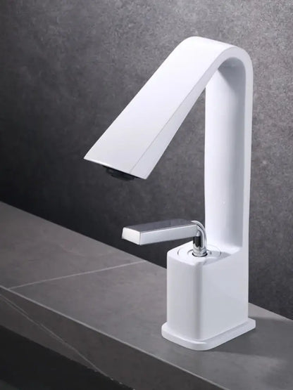 Modern minimalist brush gold basin faucet bathroom sink mixer tap