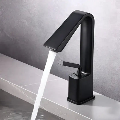 Modern minimalist brush gold basin faucet bathroom sink mixer tap