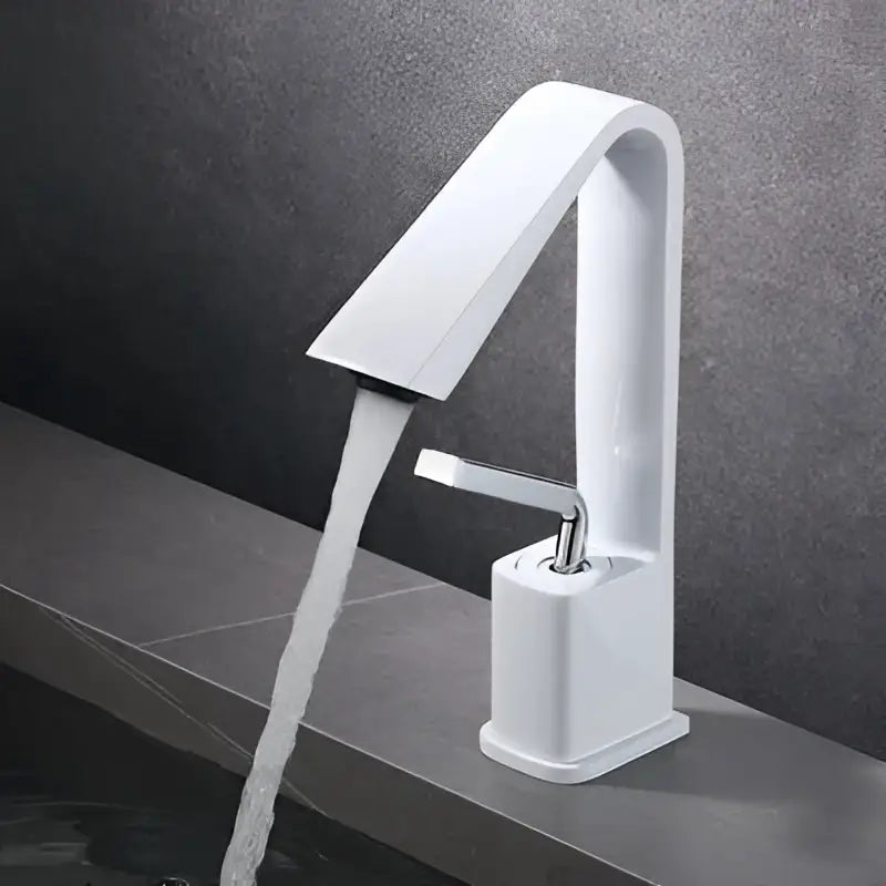 Modern minimalist brush gold basin faucet bathroom sink mixer tap