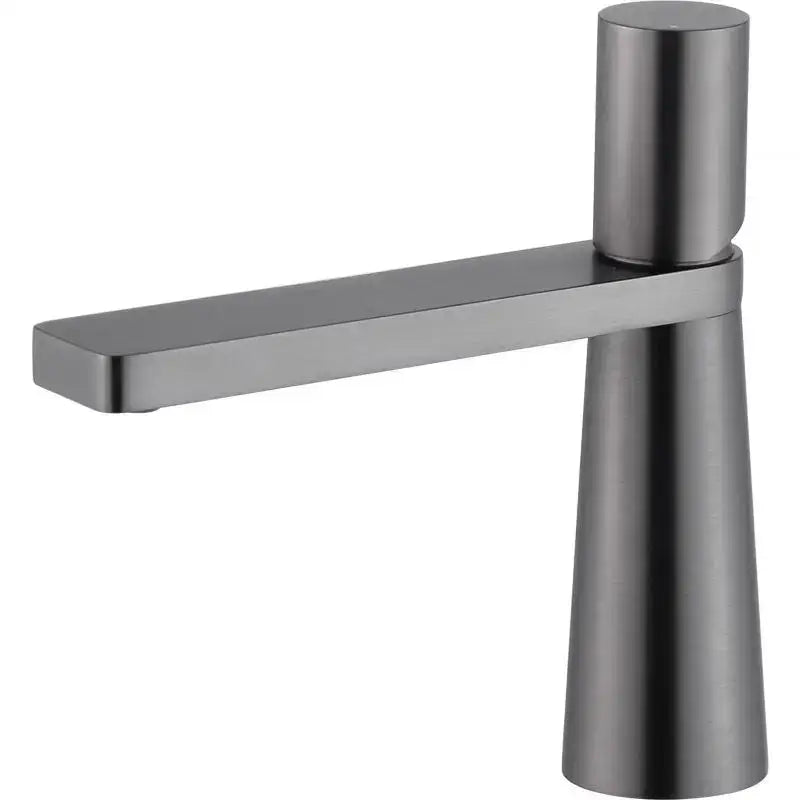 Modern minimalist brushed gold basin faucet bathroom mixer tap