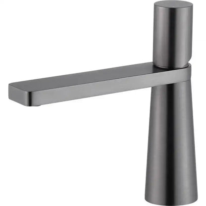 Modern minimalist brushed gold basin faucet bathroom mixer tap