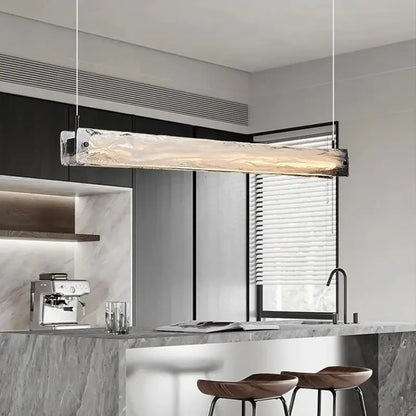 Modern minimalist cloud fog glass pendant light dining room