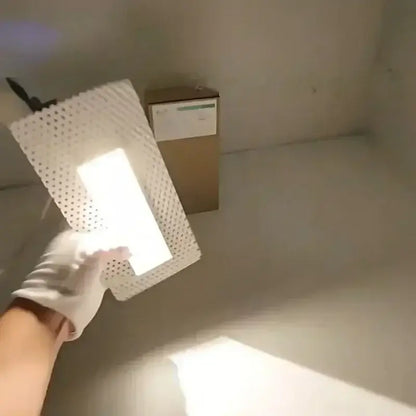 Modern minimalist concrete led underground lamp garden stairway light
