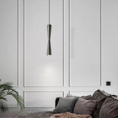 Modern minimalist copper black gold pendant light dining room