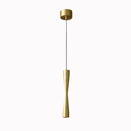 Modern minimalist copper black gold pendant light dining room