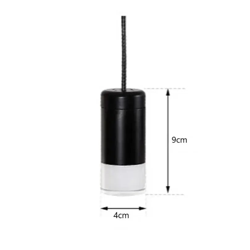 Modern minimalist black rope pendant lamp living room light