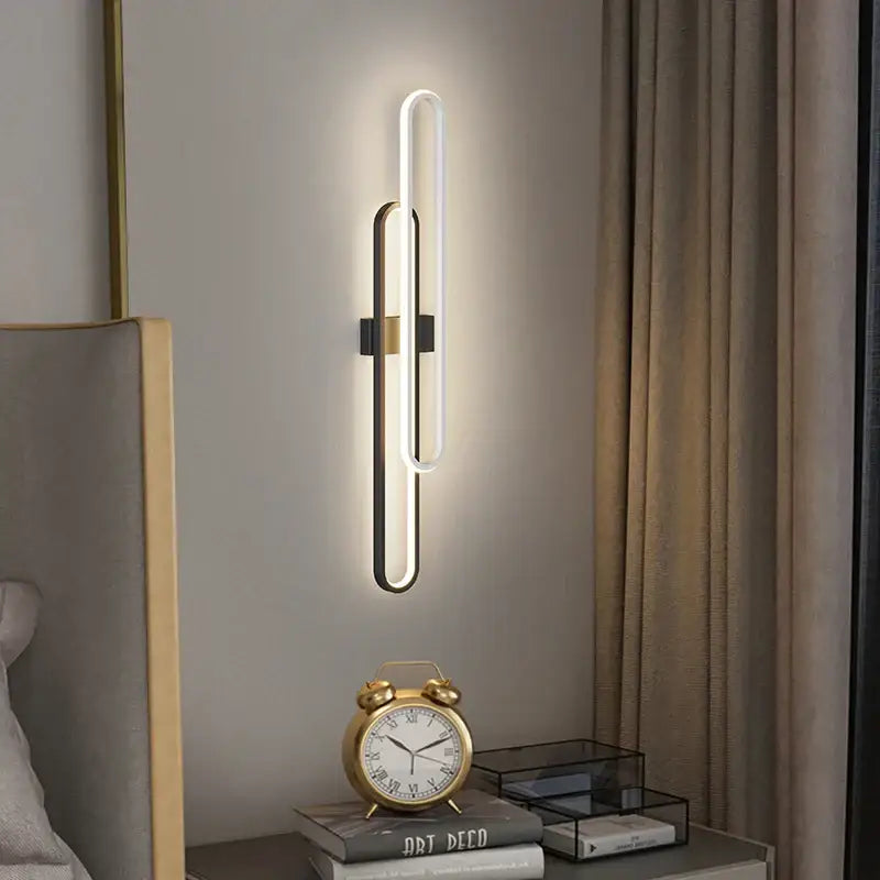 Modern minimalist led wall lights bedroom sconce