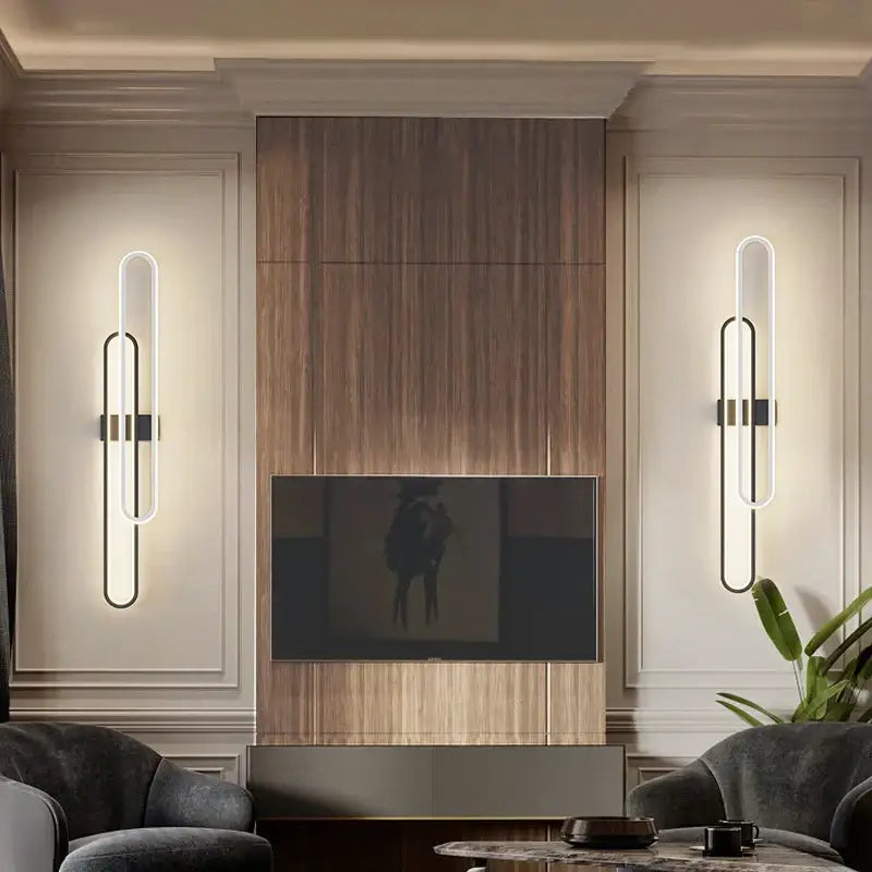 Modern minimalist led wall lights bedroom sconce