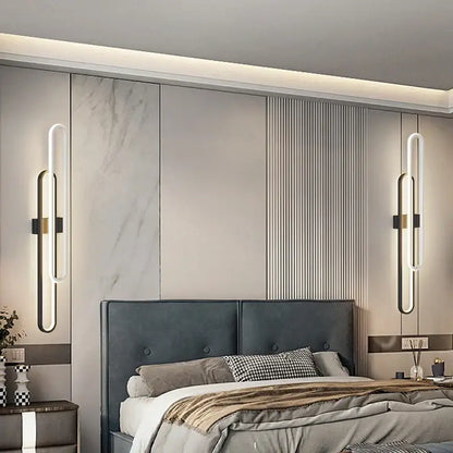 Modern minimalist led wall lights bedroom sconce