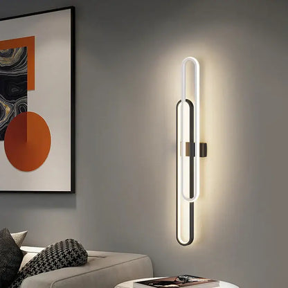 Modern minimalist led wall lights bedroom sconce