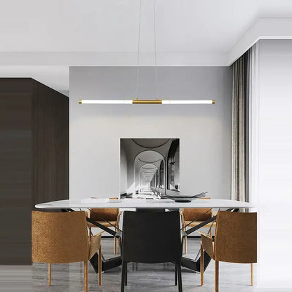 Modern minimalist dimmable led acryl chandelier dining room light