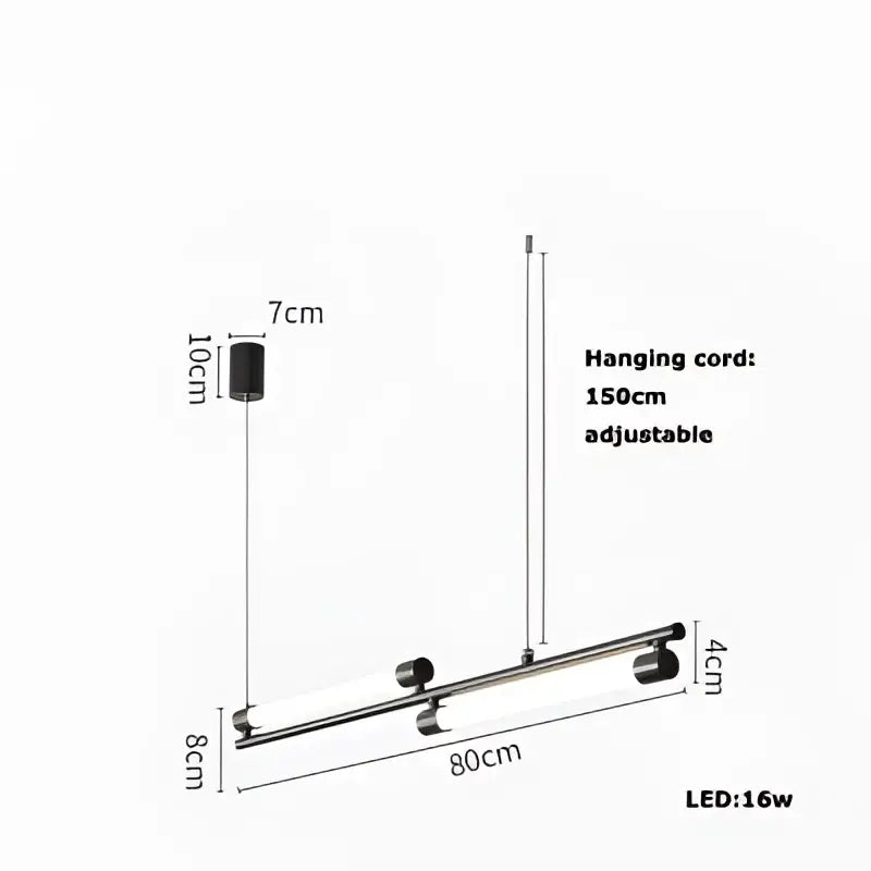 Modern minimalist dimmable led acryl chandelier dining room light
