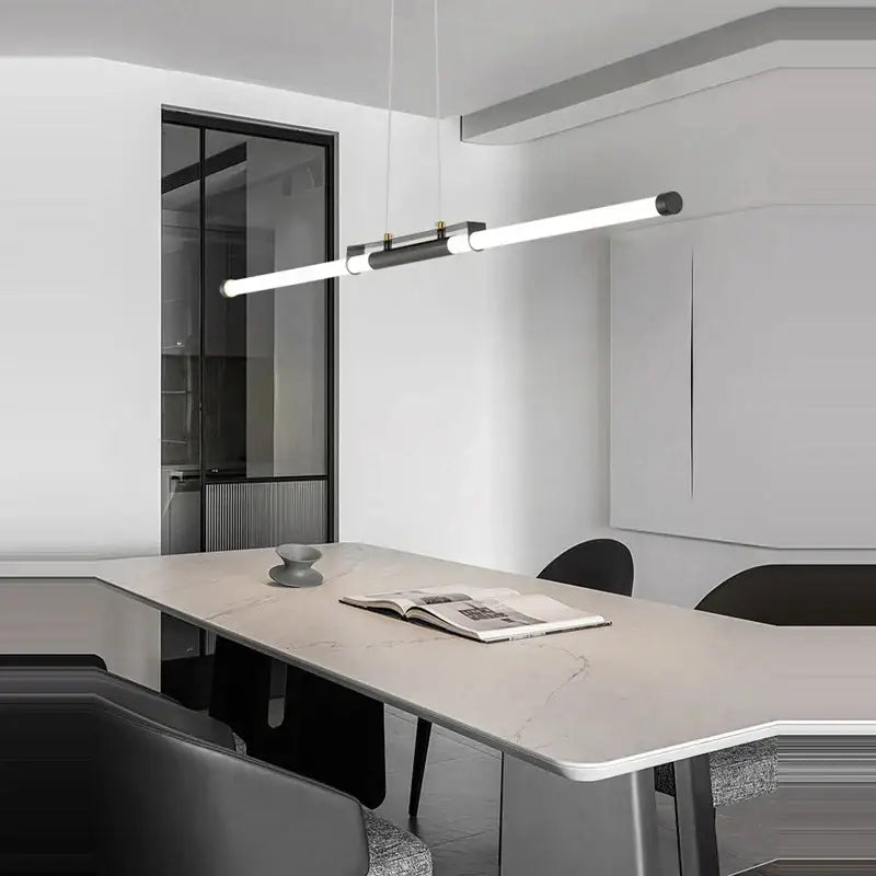 Modern minimalist dimmable led acryl chandelier dining room light