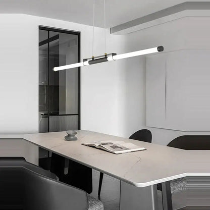 Modern minimalist dimmable led acryl chandelier dining room light