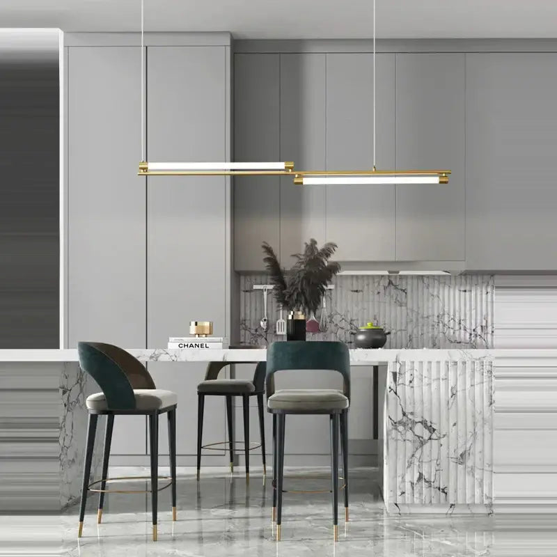 Modern minimalist dimmable led acryl chandelier dining room light