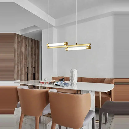 Modern minimalist dimmable led acryl chandelier dining room light