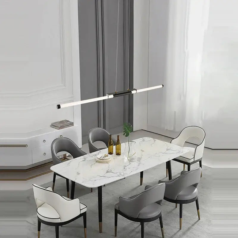 Modern minimalist dimmable led acryl chandelier dining room light
