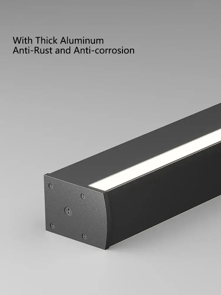 Modern minimalist elegant black led wall lamp for bedroom