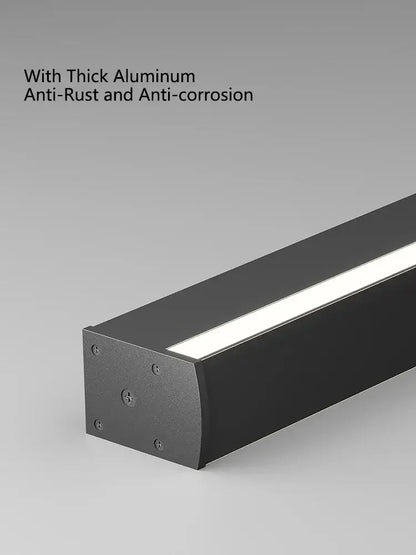 Modern minimalist elegant black led wall lamp for bedroom