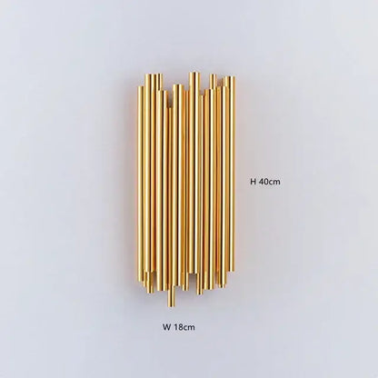 Modern minimalist gold stainless steel chandelier living room lamp