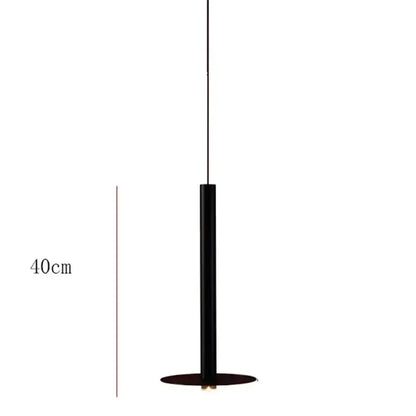Modern minimalist gold tube led pendant lights for kitchen dining room