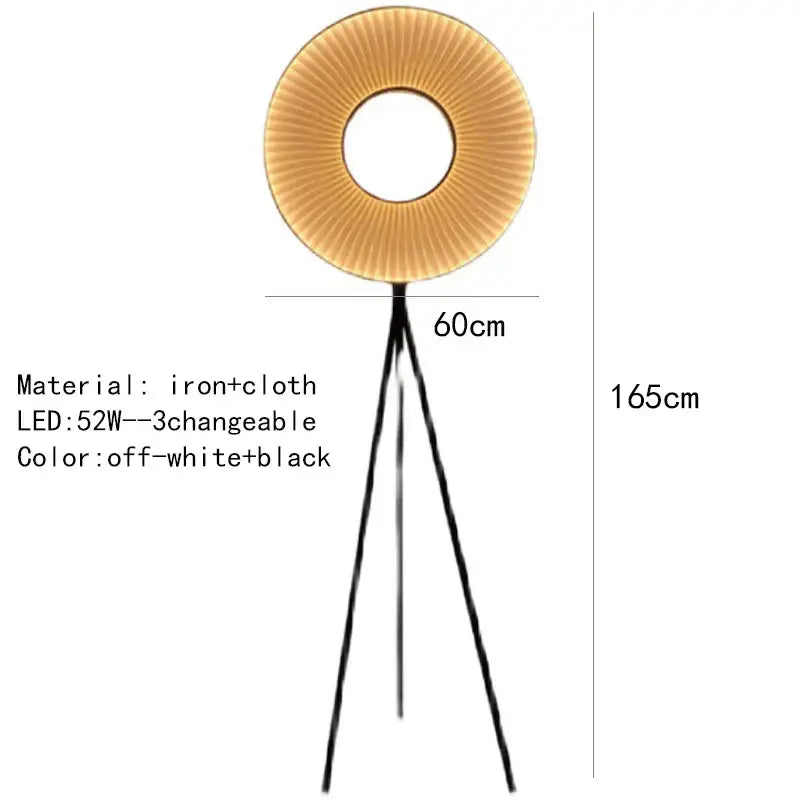 Modern minimalist iris pendant light dining room ring decor