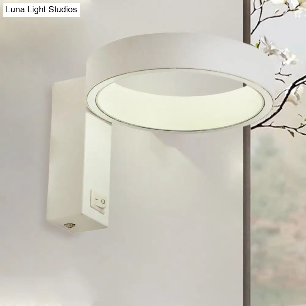 DecorBites™ Modern Minimalist LED Wall Sconce with Adjustable Aluminum Fixture – Warm or White Light for Living Room Décor