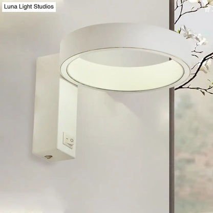 DecorBites™ Modern Minimalist LED Wall Sconce with Adjustable Aluminum Fixture – Warm or White Light for Living Room Décor