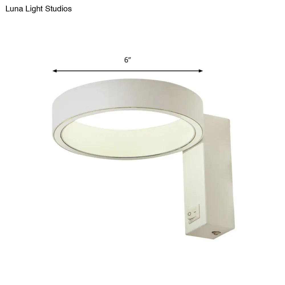 DecorBites™ Modern Minimalist LED Wall Sconce with Adjustable Aluminum Fixture – Warm or White Light for Living Room Décor