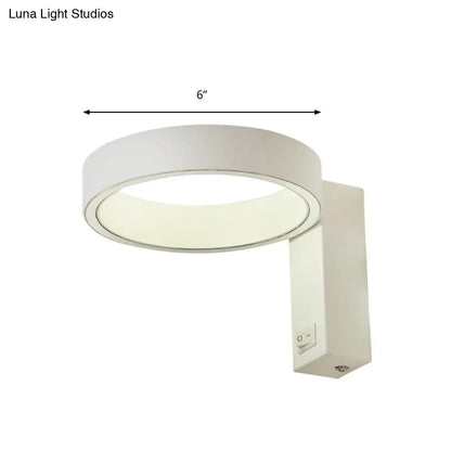 DecorBites™ Modern Minimalist LED Wall Sconce with Adjustable Aluminum Fixture – Warm or White Light for Living Room Décor