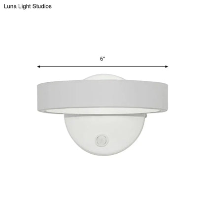 DecorBites™ Modern Minimalist LED Wall Sconce with Adjustable Aluminum Fixture – Warm or White Light for Living Room Décor