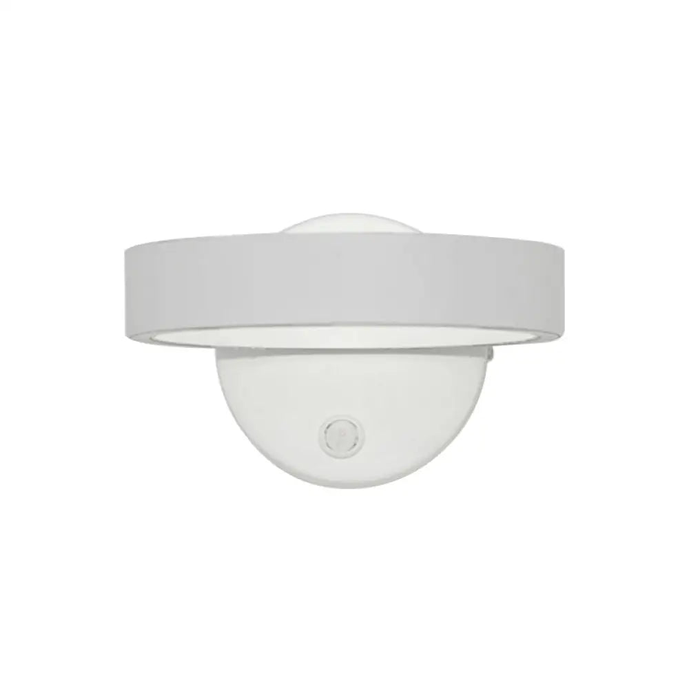 DecorBites™ Modern Minimalist LED Wall Sconce with Adjustable Aluminum Fixture – Warm or White Light for Living Room Décor