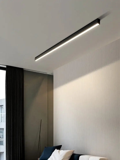 Modern minimalist linear led ceiling lamp for living room