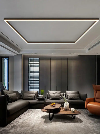 Modern minimalist linear led ceiling lamp for living room