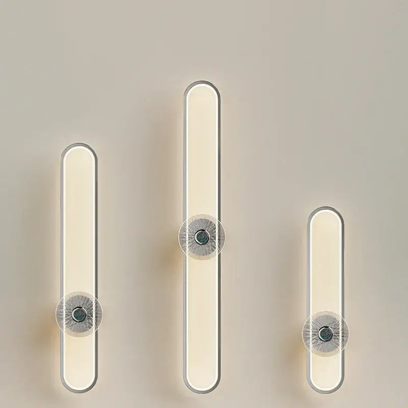 Modern minimalist silver led strip wall light for living room
