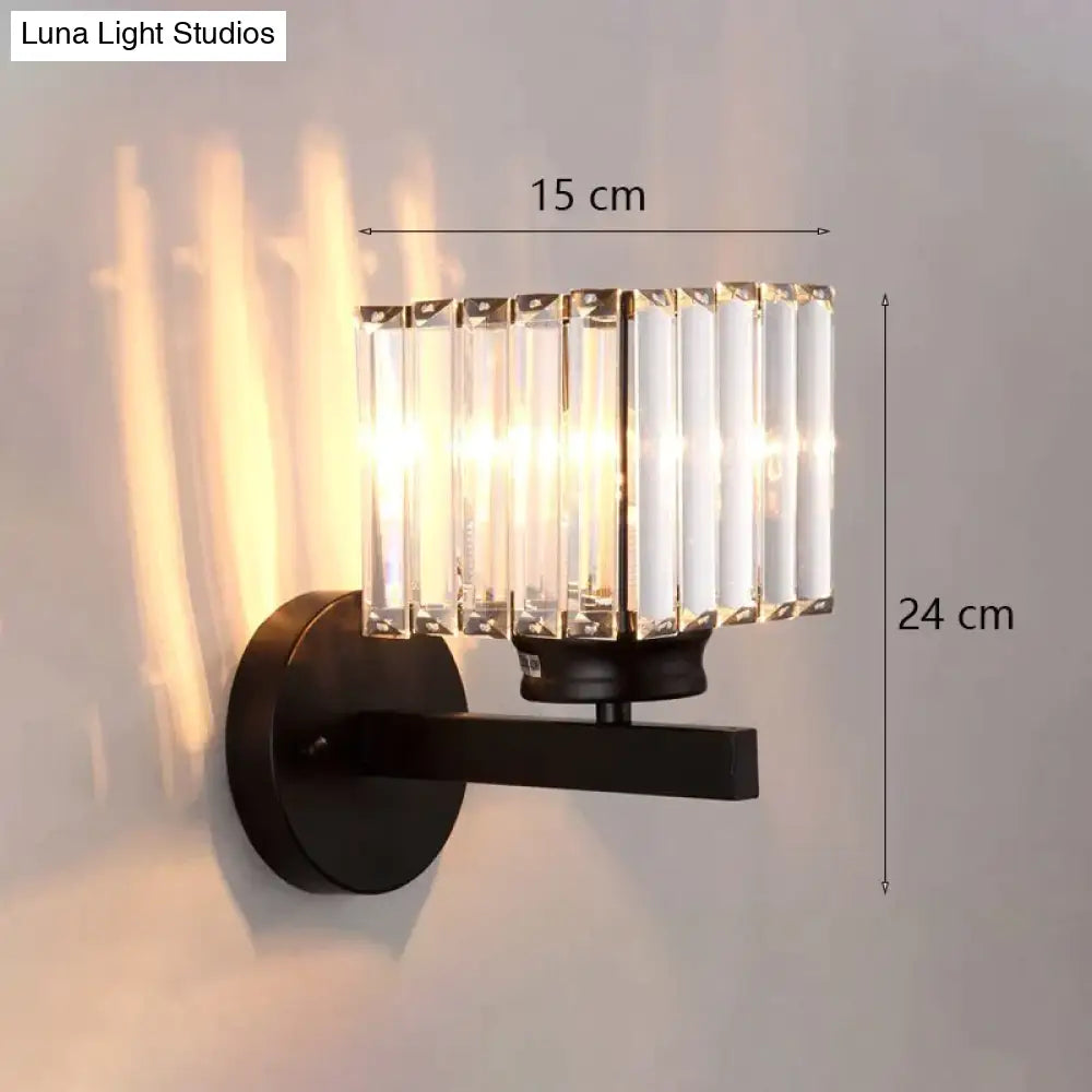 DecorBites™ Modern Minimalist Wall Lamp with Glass Shade for Bedside Lighting Living Room Lighting